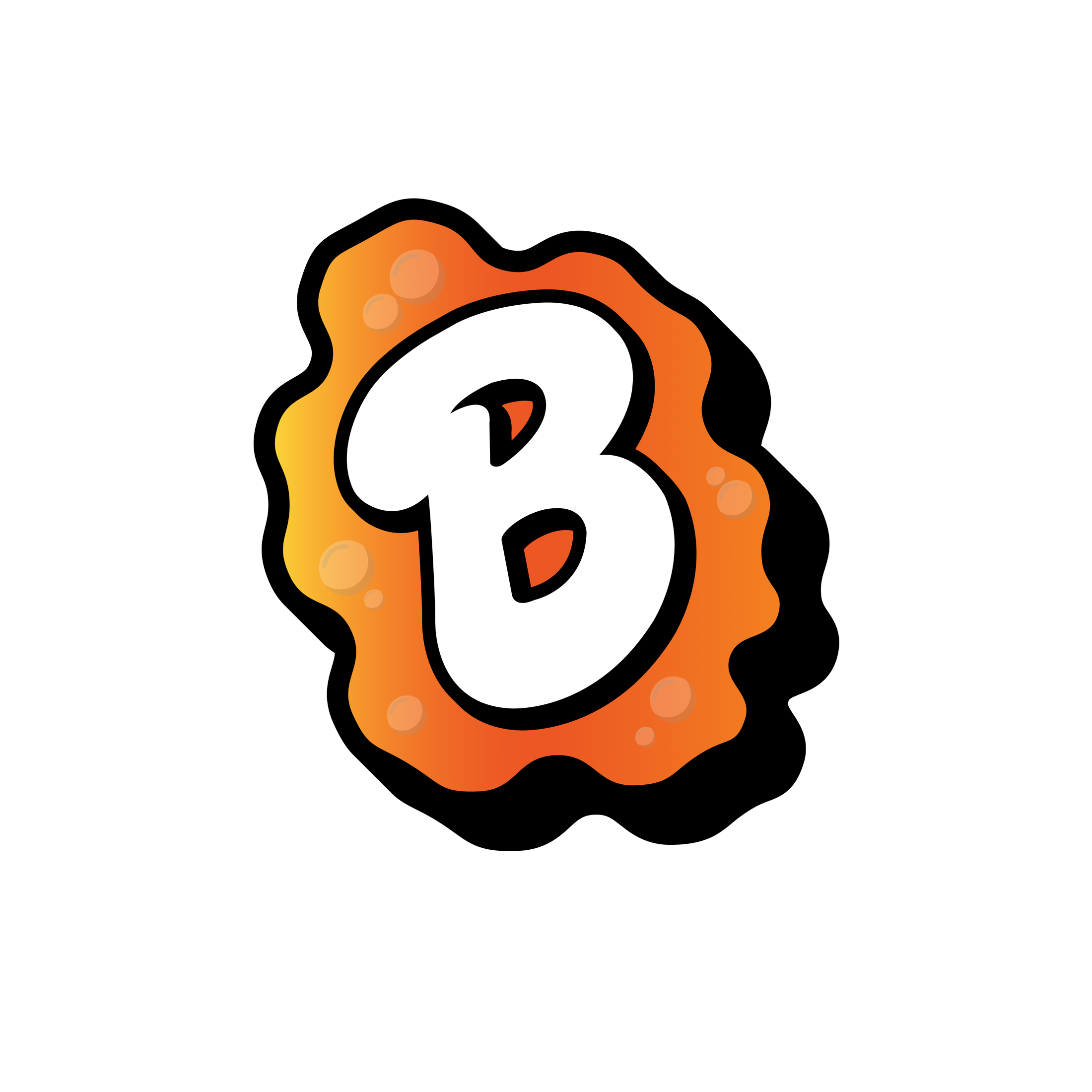 Alternate Blorp Soda character badge