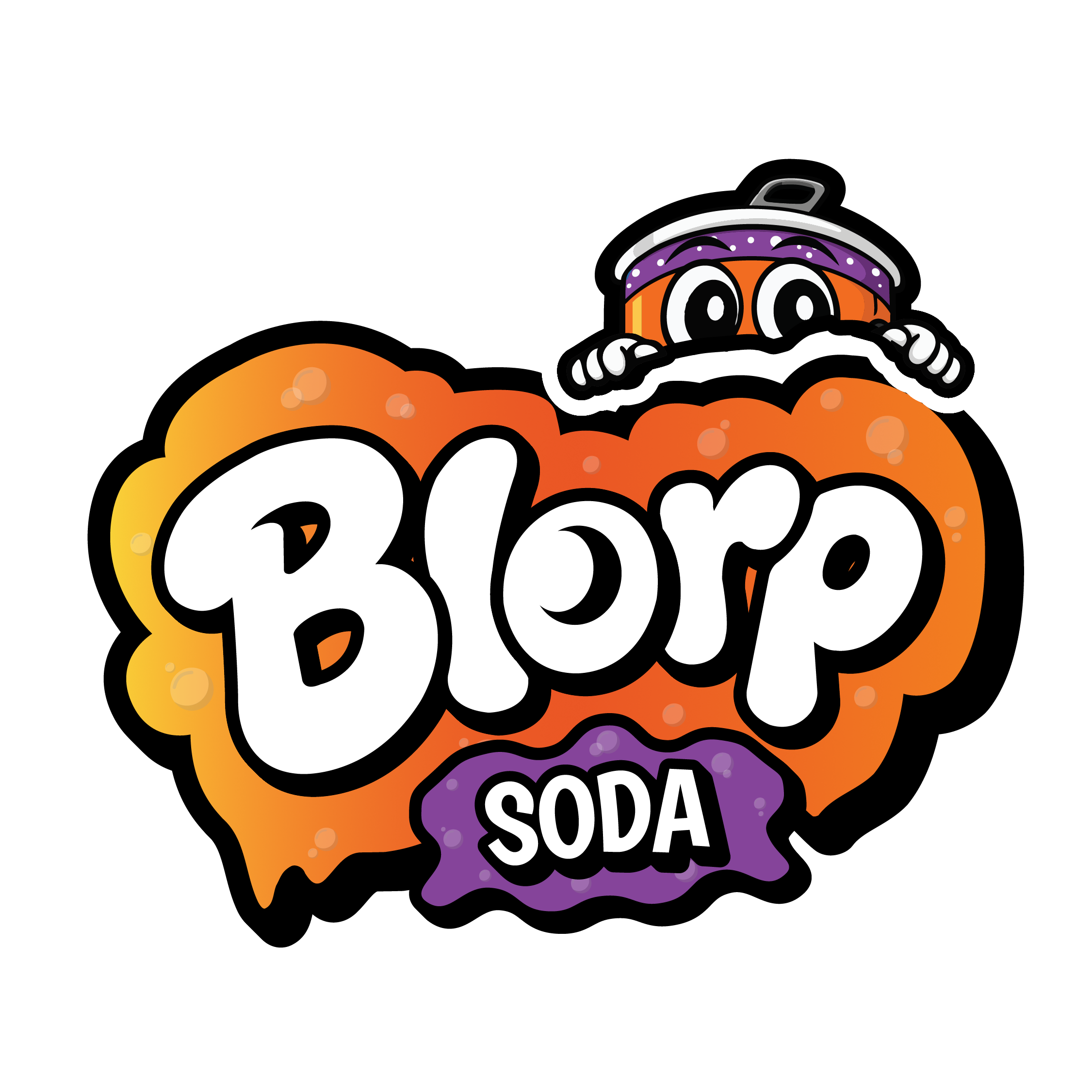 Blorp Soda business card icon artwork