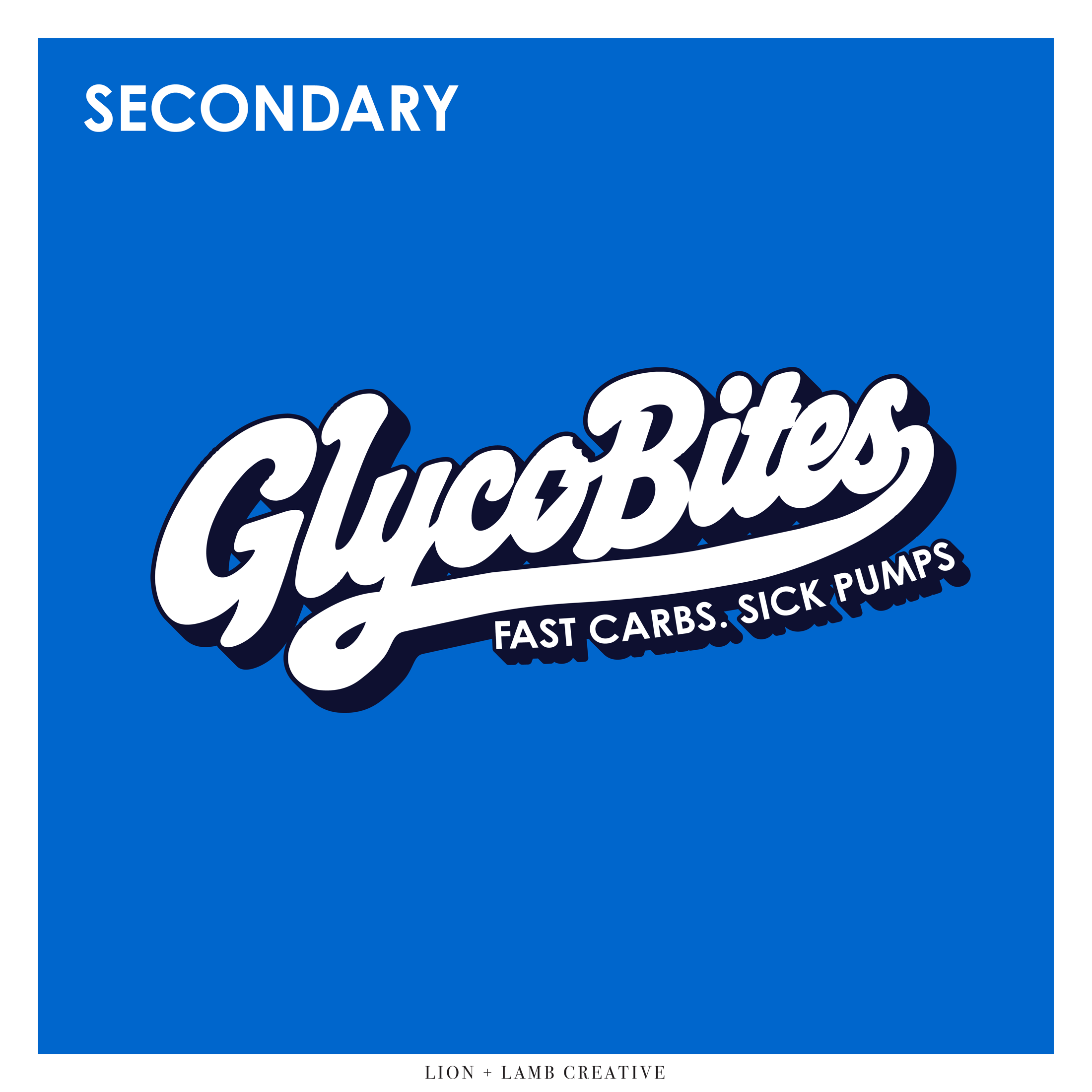 Secondary GlycoBites script wordmark